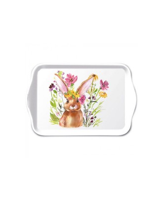 Tava pentru servire, 13x21 cm, Girl Bunny - AMBIENTE